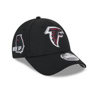Atlanta Falcons New Era NFL 2024 Draft 2024 9FORTY Stretch-Snap Cap Schwarz - ONE SIZE