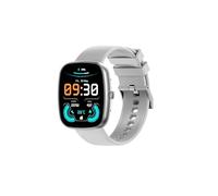Atlanta Fitnesstracker mit Herzfrequenz Puls Blutdruck Telefon Freisprechen Schlaf Schritte Farbdisplay Smartwatch Armband Uhr - 9728/19 (Grau)