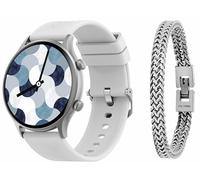 Atlanta Fitnesstracker Smartwatch Geschenk für Damen Herren Uhr mit Schmuck Armband Panzerband - 9826/4