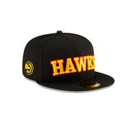Atlanta Hawks New Era NBA 2024 Statement Edition 59FIFTY Cap Schwarz - 7 1/4
