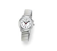 Atlanta Sprechende Armbanduhr mit Zeitansage für Damen Silber 8915-19