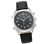 Sprechende Armbanduhr Men Silver/Black
