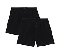 ATLANTIC UNDERWEAR 2er-Pack Herren-Boxershorts, lockerer Schnitt, klassisch & atmungsaktiv, 100% Baumwolle, Schwarz XL