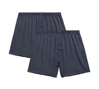 ATLANTIC UNDERWEAR 2er-Pack Herren Boxershorts - luftige Herren Unterhosen aus weicher, atmungsaktiver Baumwolle, universeller Schnitt, volle Bewegungsfreiheit Graphit L