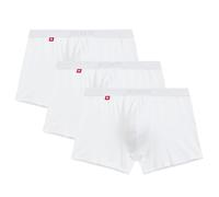 ATLANTIC UNDERWEAR 3er-Pack Herren-Boxershorts - Eng anliegend, Baumwolle mit Elastan, Atmungsaktiv & Bequem, Perfekte Passform, Weiß XL