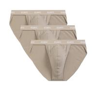 ATLANTIC UNDERWEAR 3er-Pack Herren Tanga Slips, Beige L