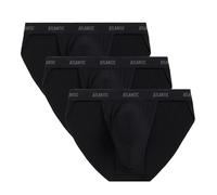ATLANTIC UNDERWEAR 3er-Pack Herren Tanga Slips, Schwarz XL