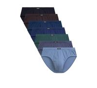 ATLANTIC UNDERWEAR 7er-Pack Herren Slips - Klassische Herren Unterhosen aus weicher, atmungsaktiver Baumwolle, Perfekter Sitz, Schwarz M