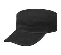 Atlantis Classic Tank Army Cap Armycap Baumwollcap Military Utility Camo Damen/Herren - mit Schirm, Klettverschluss Frühling-Sommer Herbst-Winter Frühjahr Sommer Herbst Winter - One Size schwarz
