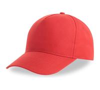 Atlantis Cotton Classics-33.0237 Kinder 5 Panel Baseball Kappe Gr. onesize red