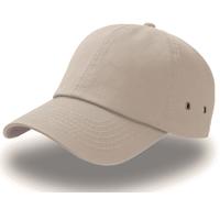 AT601 Atlantis Kappe abgesetzter vorgebogener Mützenschirm Stone One Size