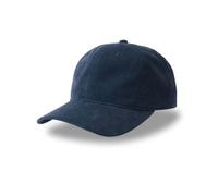 Atlantis Headwear Atlantis Cord Cap Vintage-Look und warmes Hautgefühl Kord unverstärkt Navy