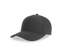 Atlantis Headwear Atlantis Fiji Cap Strukturierte Baseballkappe verstellbarer Klettverschluss Grau