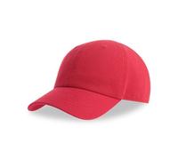 Atlantis Headwear Atlantis Fraser Kid´s Cap Kinder Baseball Cap Bio Baumwolle Rot