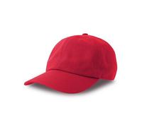Atlantis Headwear Atlantis Herren Cap mit unstrukturierter Krone erhätlich in 14 Farben Dad Hat S Rot