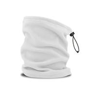 Atlantis Headwear Atlantis Hotty-S Neck Warmer recyceltes (rPet) Polyester Halstuch weiches Fleece Schlauchschal Loop Weiss