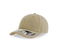 Atlantis Headwear Atlantis Joshua Cap Klassische Baseballkappe verstellbarer Klettverschluss Khaki (Braun)