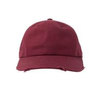 Atlantis Headwear Atlantis Unisex Cap Basecap Cappy Kappe Destoyed Effekt mit unstrukturierter Krone erhätlich in 7 Farben Dad Hat Destroyed-S Rot (Cardinal)
