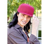 Atlantis Headwear Basecap Kappe Cappy Atlantis Streetwear-Style Flacher Schirm mit Kunststoffverschluss Snap Back Grau