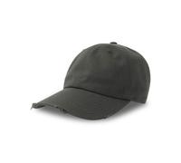 ATLANTIS HEADWEAR DAD HAT DESTROYED-S DARK GREY