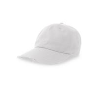 ATLANTIS HEADWEAR DAD HAT DESTROYED-S WHITE
