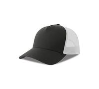 Atlantis Headwear Damen / Herren Netz Cap mehrfarbig 30 Farben Dunkelgrau/Weiss