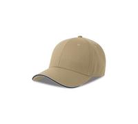 Atlantis Headwear Damen / Herren Sport Cap Baumwolle Metallverschluss Khaki/Navy