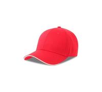 Atlantis Headwear Damen / Herren Sport Cap Baumwolle Metallverschluss Rot