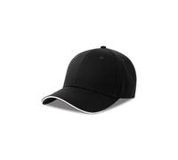 Atlantis Headwear Damen / Herren Sport Cap Baumwolle Metallverschluss Schwarz