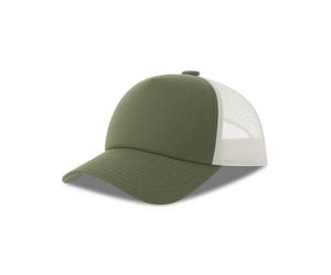 Atlantis Headwear Damen / Herren Trucker Cap Cappy Kappe mehrfarbig Basecap Olive