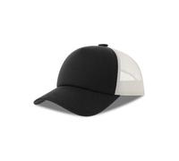 Atlantis Headwear Damen / Herren Trucker Cap Cappy Kappe mehrfarbig Basecap Schwarz