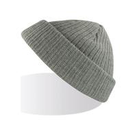 Atlantis Headwear - Docker Beanie Light Grey Melange - Gr. - One Size