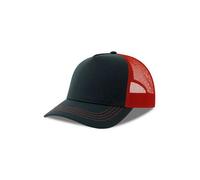 Atlantis Headwear Freizeit-Truckercap aus recyceltem Polyester-Segeltuch Navy/Burgundy