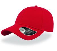 AT670 Atlantis Kappe mit gebogenem Schirm Red One Size