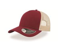 ATLANTIS HEADWEAR RAPPER COTTON BURGUNDY/STONE