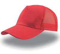 ATLANTIS HEADWEAR RAPPER COTTON RED/RED