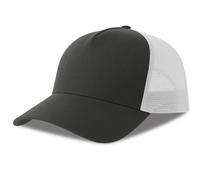 ATLANTIS HEADWEAR RAPPER COTTON-S DARK GREY/WHITE