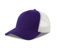 ATLANTIS HEADWEAR RAPPER COTTON-S PURPLE/WHITE