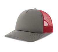 ATLANTIS HEADWEAR RAPPER-S DARK GREY/BURGUNDY