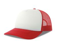 ATLANTIS HEADWEAR RAPPER-S WHITE/RED