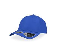 Atlantis Headwear Recy Feel Cap Kunststoffverschluss Leicht gebogener Schirm Royal (Blau)