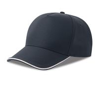 ATLANTIS HEADWEAR RECY FIVE PIPING NAVY/WHITE
