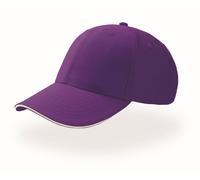 ATLANTIS HEADWEAR SPORT SANDWICH PURPLE/WHITE