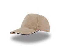 Atlantis Start Five Sandwich Cap, One Size, Khaki