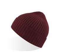 Atlantis Headwear - Viral Beanie Burgundy Melange - Gr. - One Size