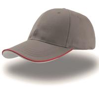 Atlantis - Zoom Piping Sandwich Cap Grey - Gr. - One Size