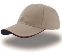 AT609 Atlantis Zoom Piping Sandwich Cap Khaki One Size