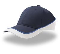 Atlantis Unisex 3-farbige 6-Panel Kappe Klassische Cap RACI navy/white one size
