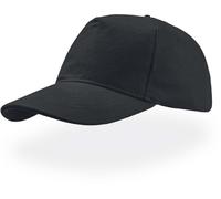Atlantis Unisex 5-Panel Baseball Kappe 'Liberty Five Buckle' Klassische Cap LIFB black one size