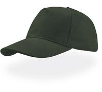 Atlantis Unisex 5-Panel Baseball Kappe 'Liberty Five Buckle' Klassische Cap LIFB bottle green one size